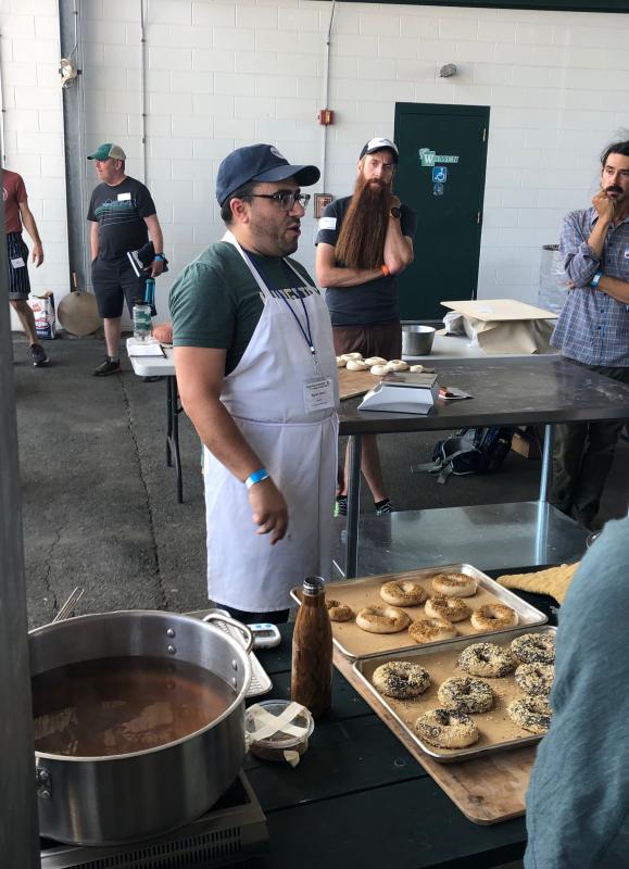 naturally leavened bagels