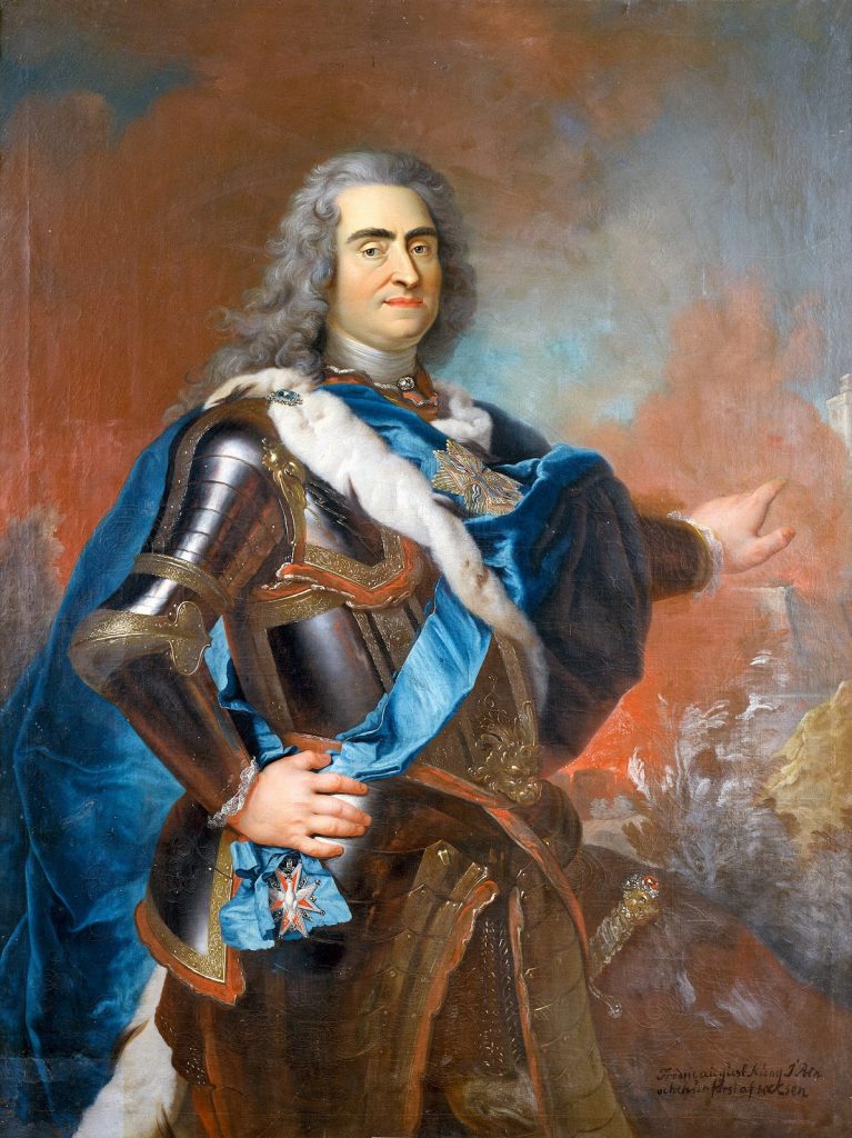 Painted Portrait of Augustus II, The Strong