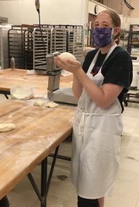 Amanda shaping dough