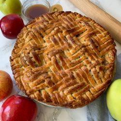 Apple Pie with Maple Caramel