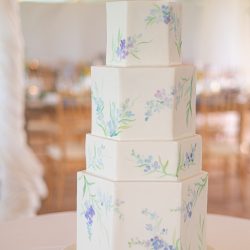 5.13.22- Watercolor Hexagon Cake On Site-1